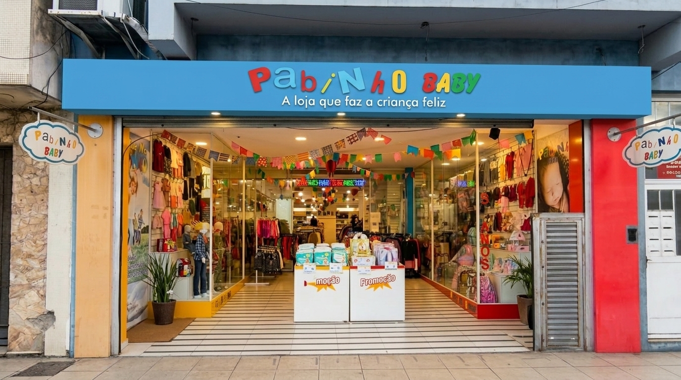 Pabinho Baby - Fachada da loja